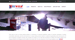 Desktop Screenshot of euweld.com